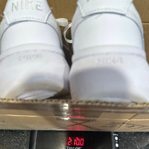 Nike Court Vision Alta Low Triple White Sneakers Women Size 7.5 Shoes DM0113-100 - Picture 14 of 14